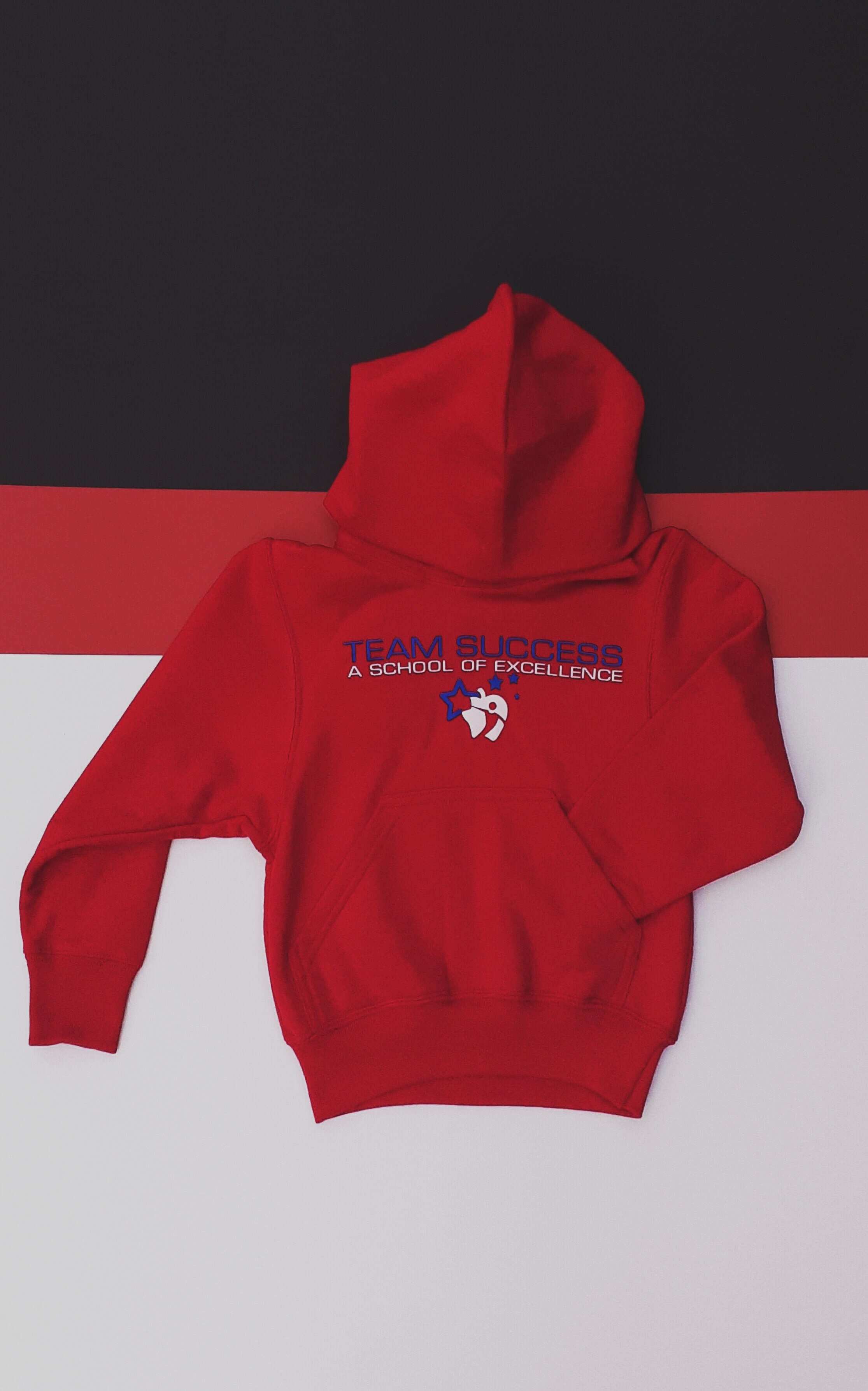 Red school sweatshirt top